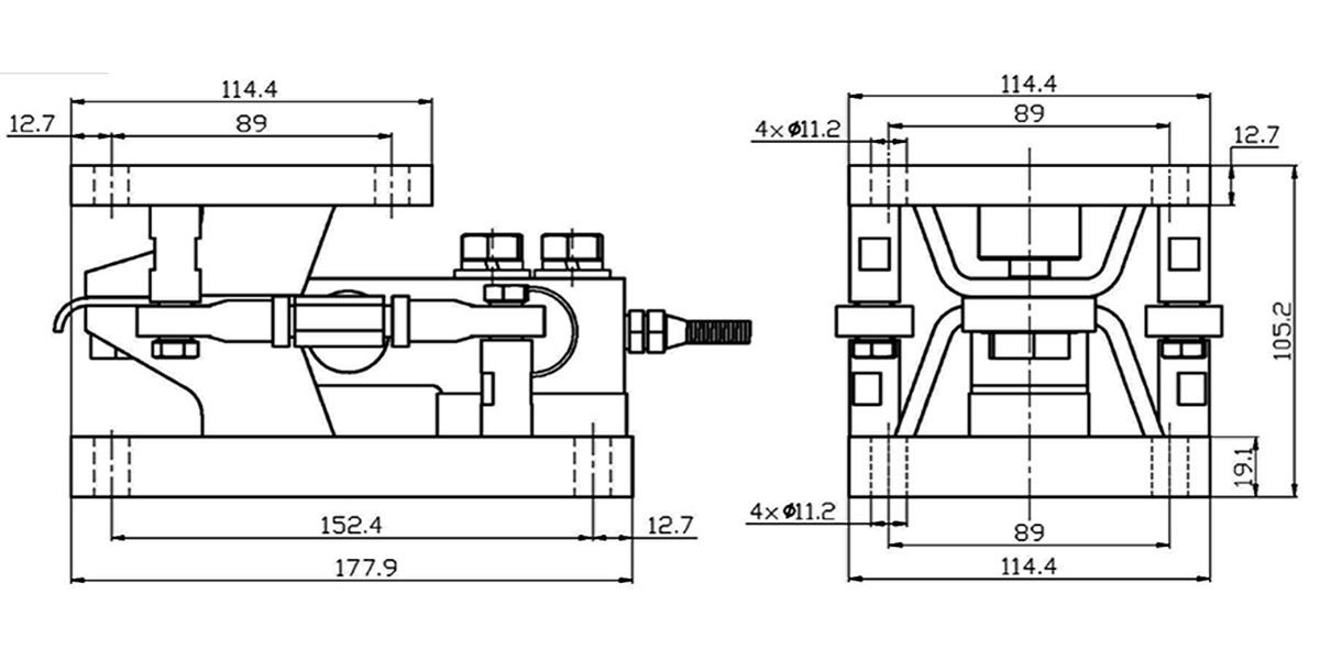 Construction of weighing module Construction of weighing module
